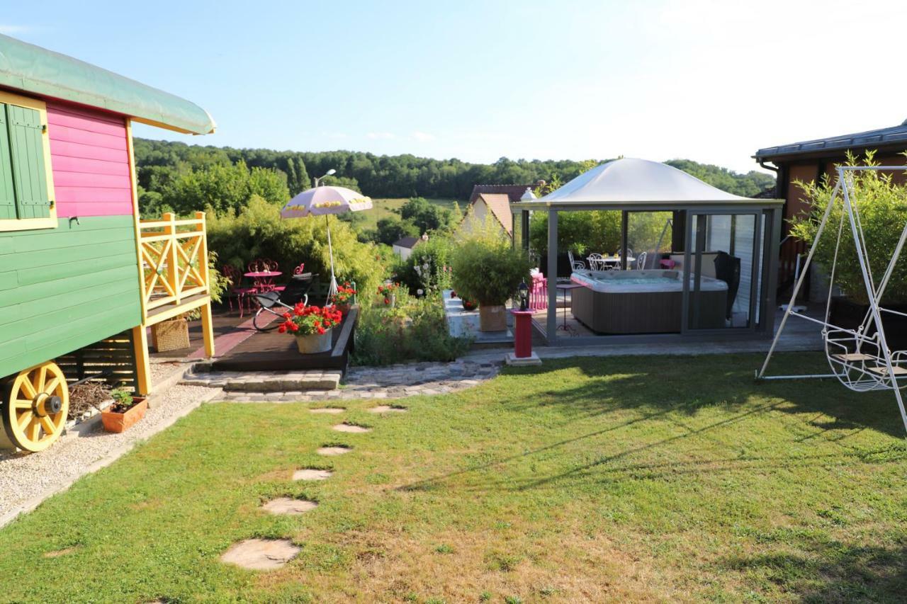 Roulotte La Dominique Bed & Breakfast Romery  Екстериор снимка